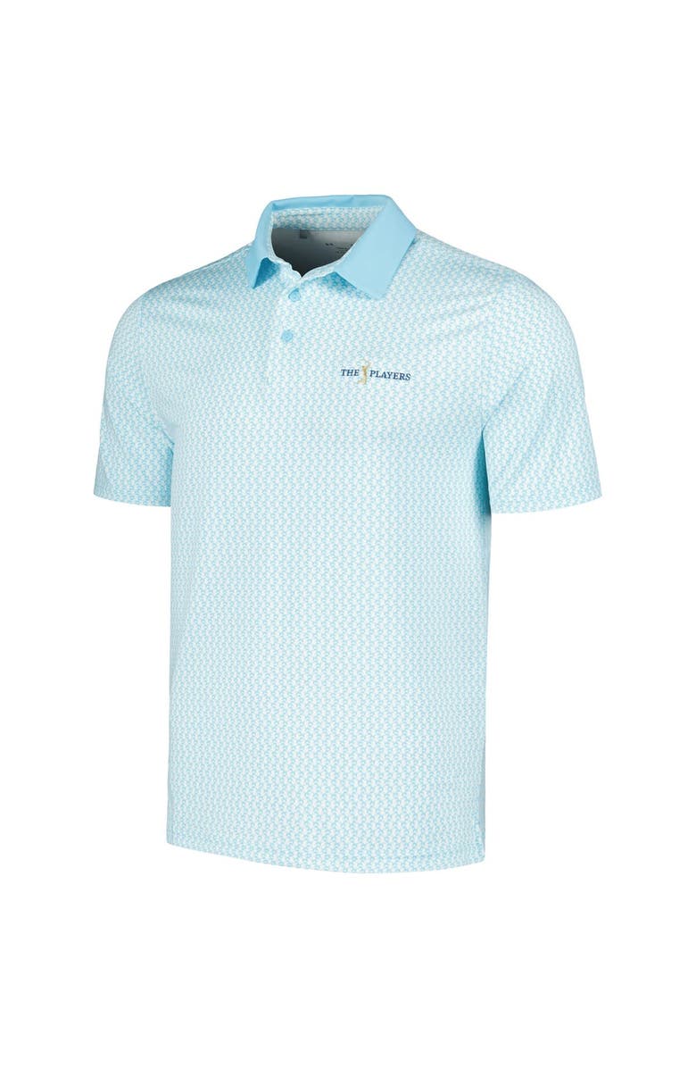 Under Armour Men's Under Armour Light Blue THE PLAYERS Playoff 3.0 Crane Print Polo, Alternate, color, 