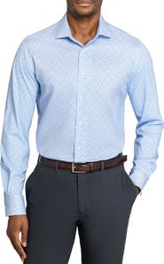 W.R.K Slim Fit Cross Geo Reworked Button-Up Shirt
