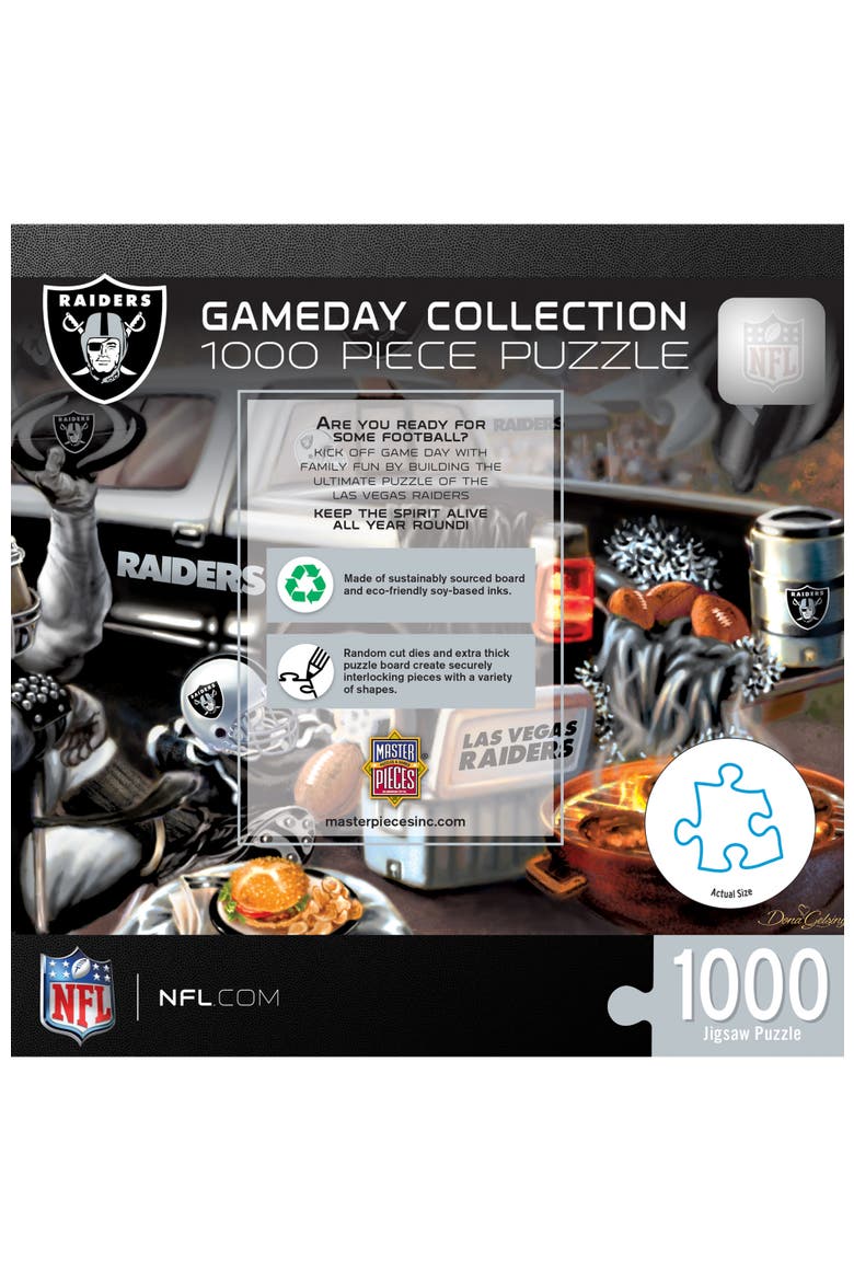 Las Vegas Raiders Gameday 1000pc Puzzle, Alternate, color, Multicolor
