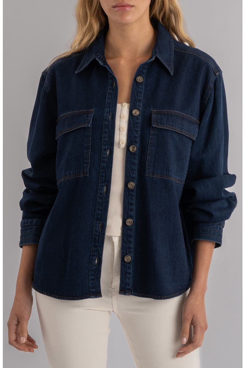 Channing Denim Shirt, Main, color, DISPOSITION