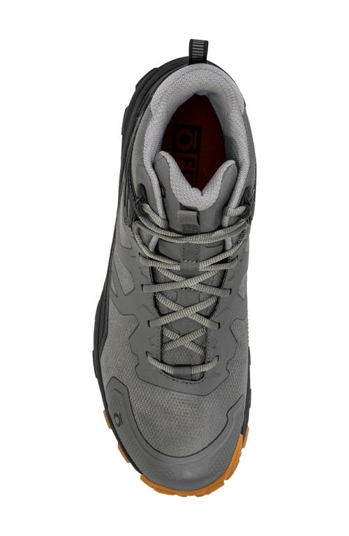 Oboz Katabatic Mid B-dry Waterproof Hiking Sneaker In Hazy Gray