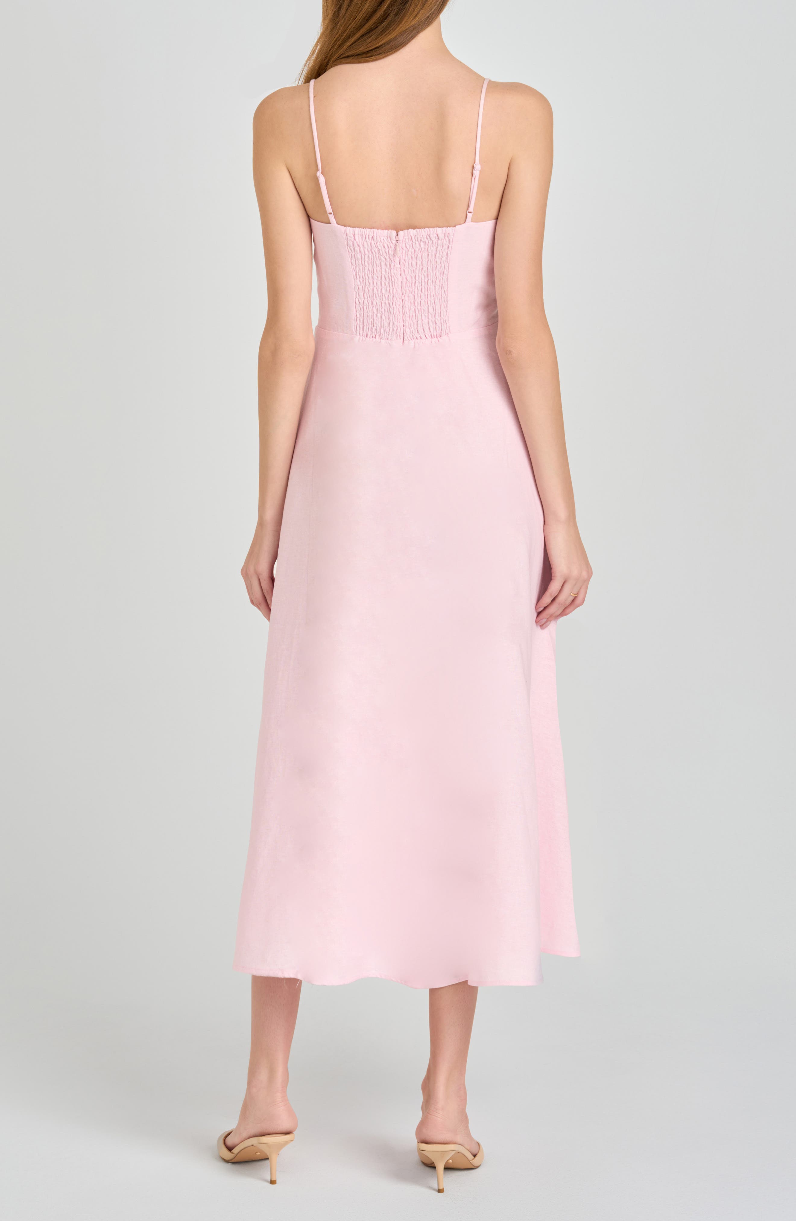 x Styled by COCO! Josefina Linen Blend Dress - image 2