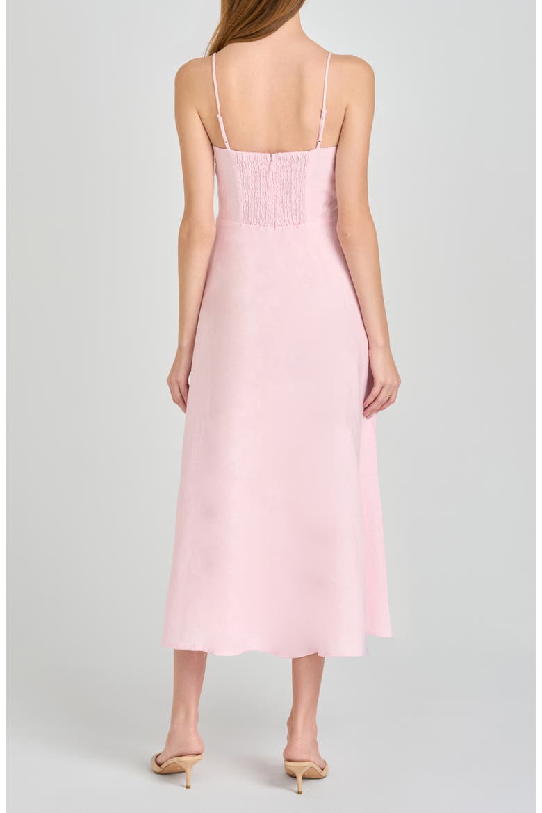 x Styled by COCO! Josefina Linen Blend Dress, Alternate, color, LIGHT PINK