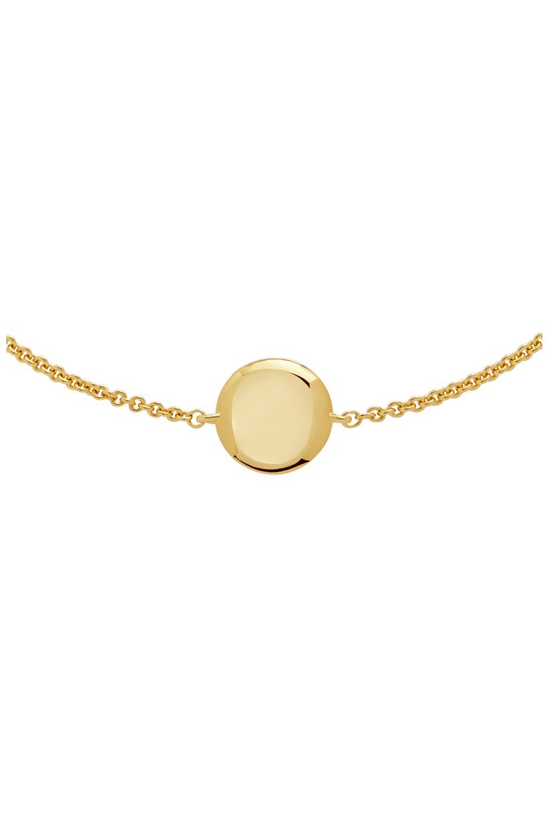 Bezel Birthstone Station Bracelet, Alternate, color, MAY/ EMERALD /GOLD