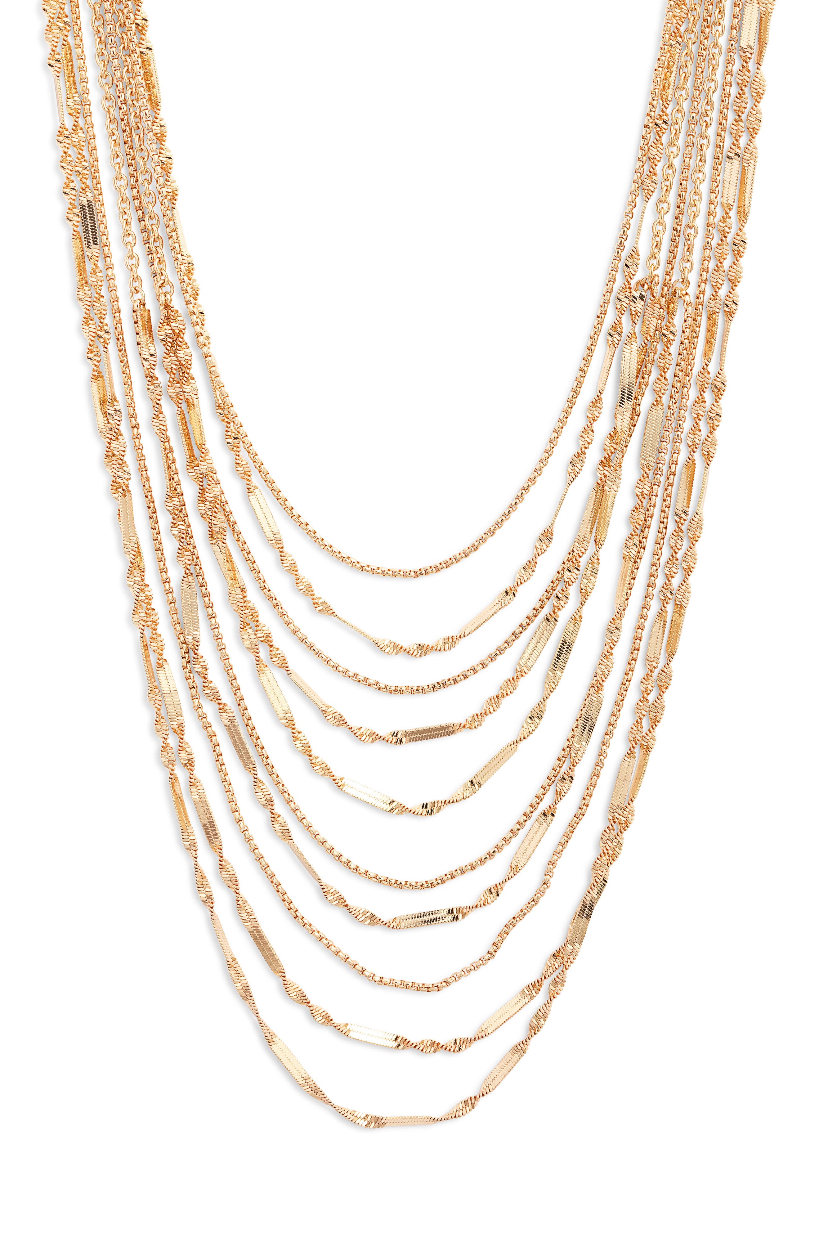Open Edit Layered Chain Necklace