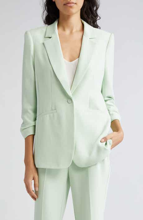 Cinq à Sept Khloe Ruched Sleeve Blazer