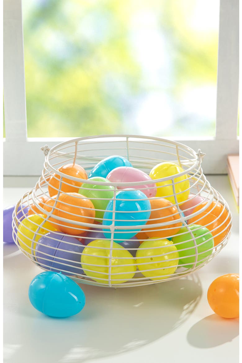 90PK 2.25"H Easter Plastic Fillable Eggs in 6 Colors, 15 of Each, Alternate, color, Blue