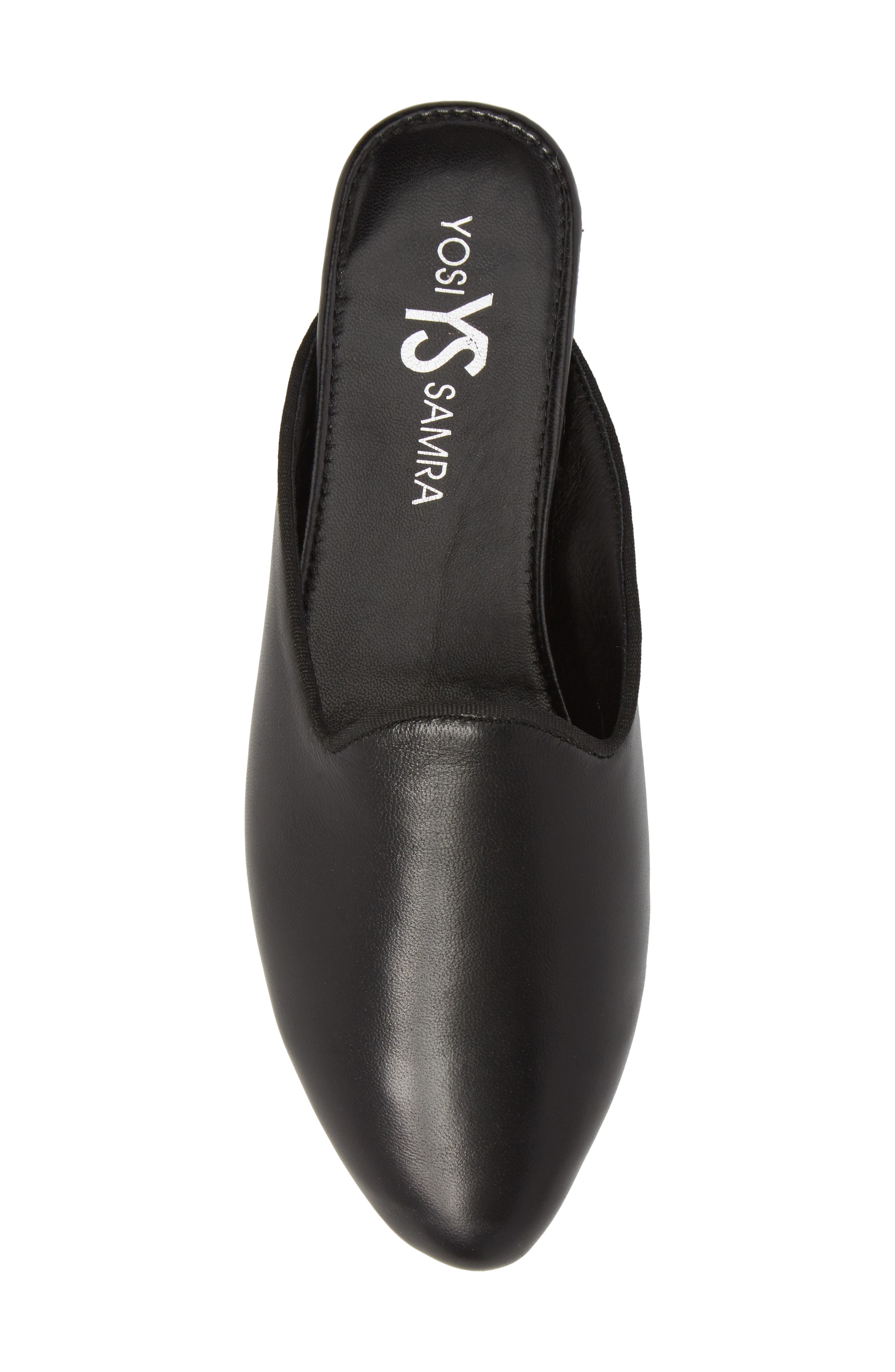Vidi Mule, Alternate, color, BLACK LEATHER