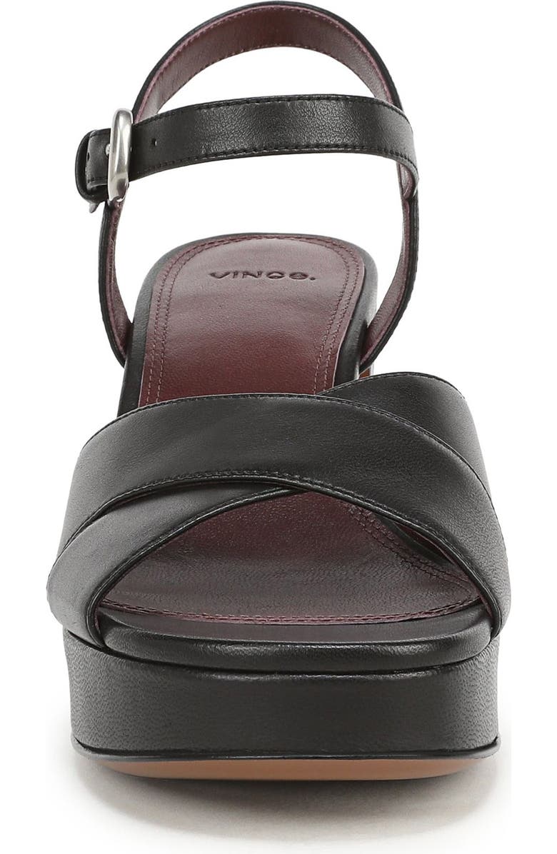 Vince Ericka Ankle Strap Platform Sandal, Alternate, color, Black