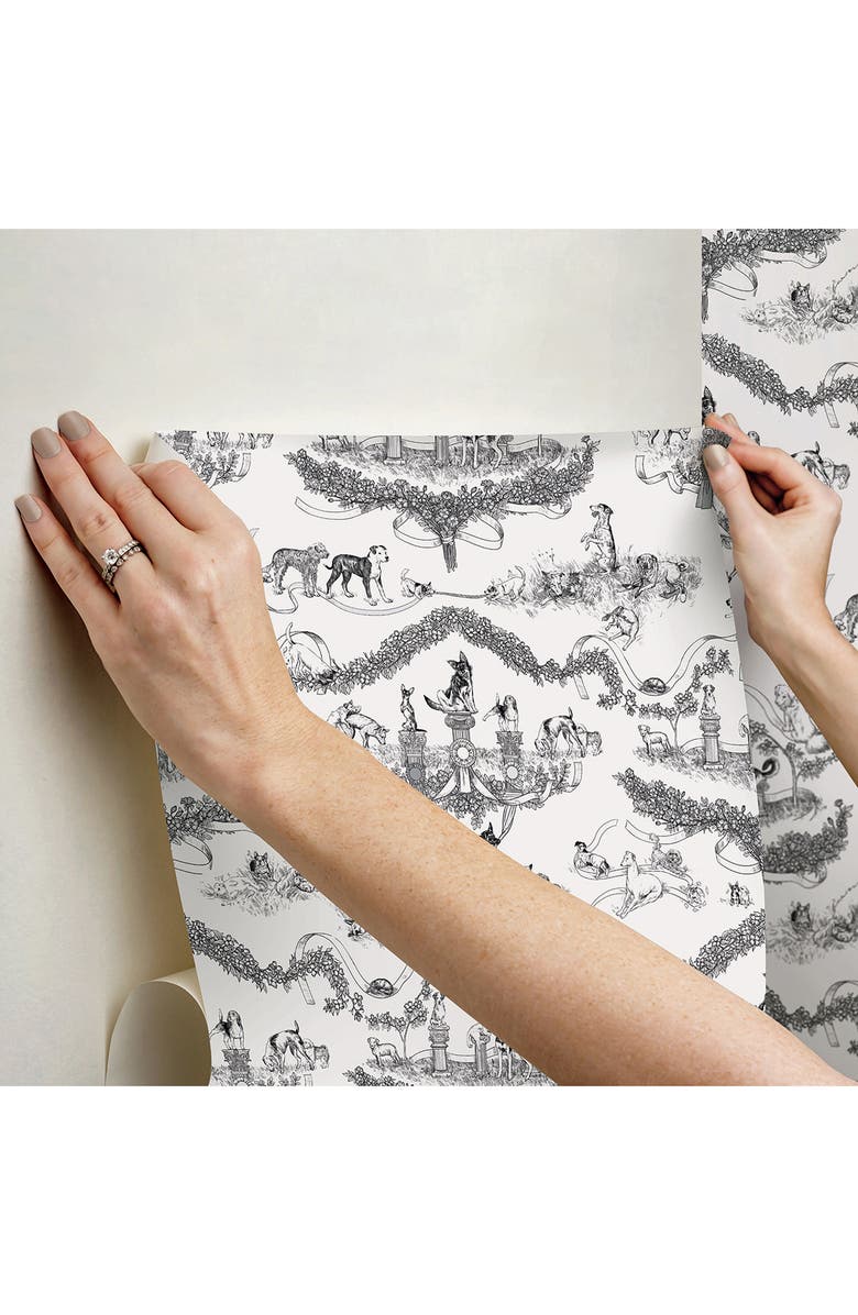 Wallpops Worse in the Show Peel & Stick Wallpaper, Alternate, color, Blue