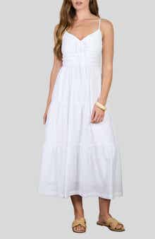 AUGUST SKY Tiered Maxi Sundress