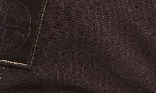 Stone Island Ghost Compass Logo Patch Baseball Cap In Brown