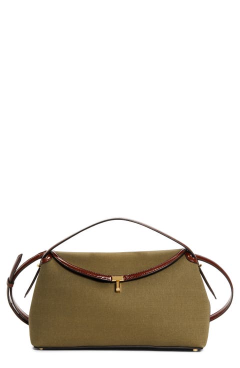 T-Lock Canvas Top Handle Bag