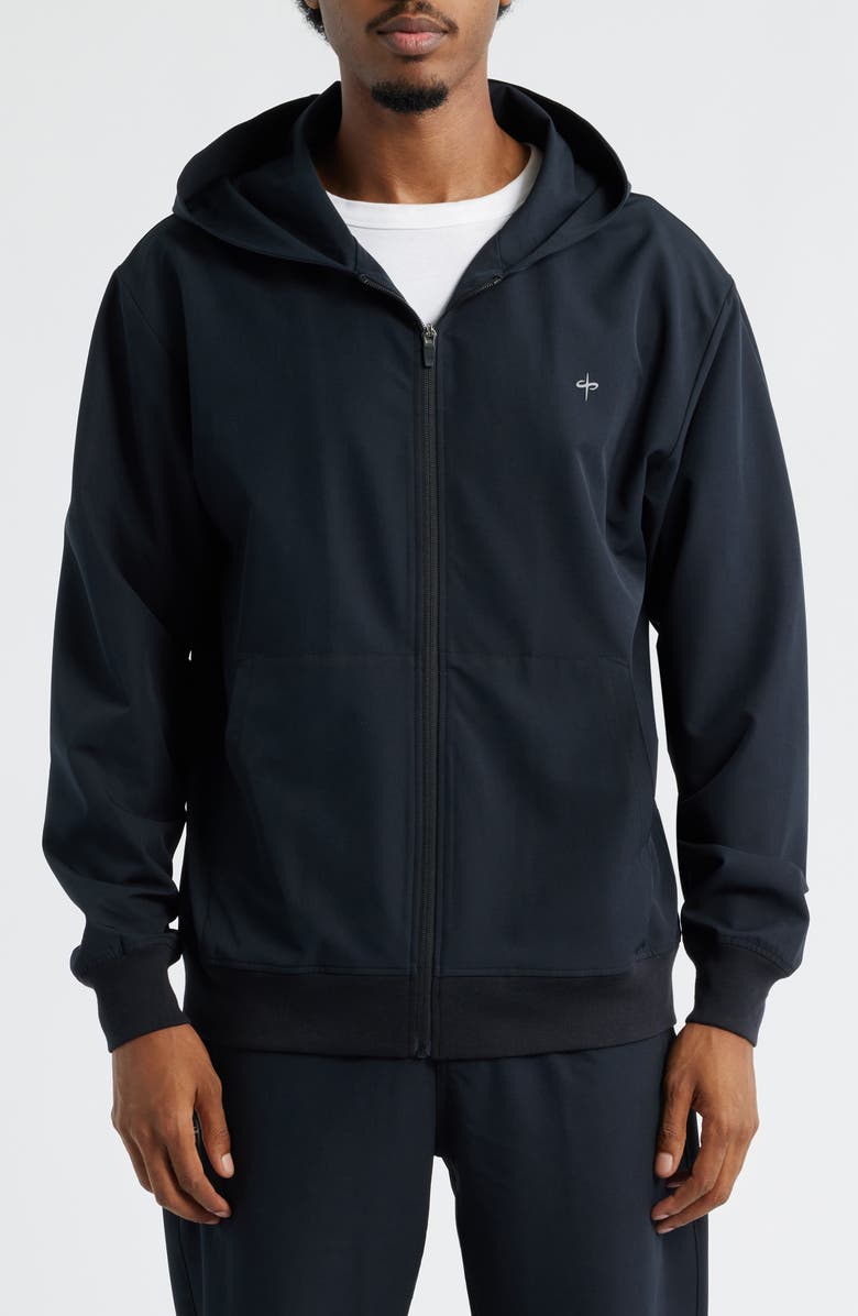 SANTO STUDIO Tempo Tech Zip Jacket, Alternate, color, Black