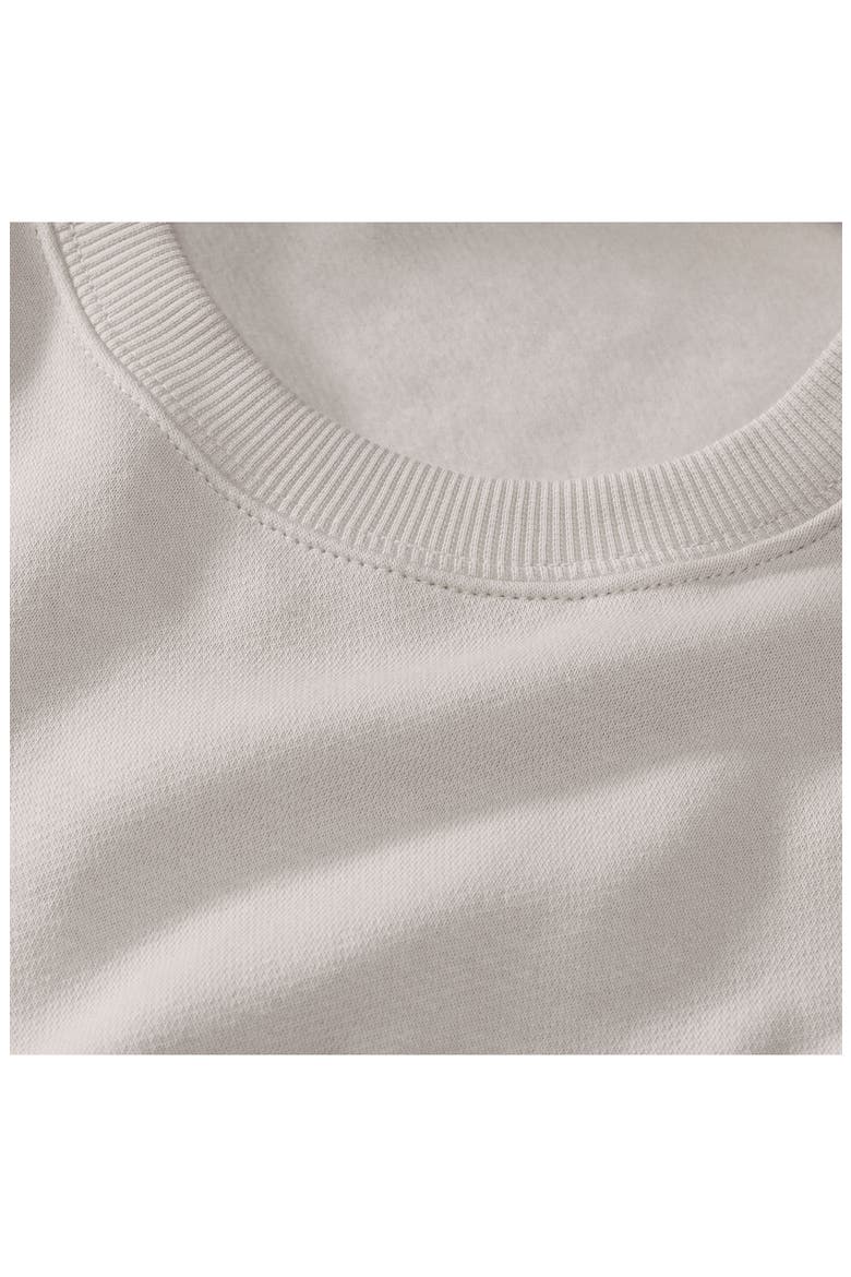Phoenix Fleece Varsity Oversize Crewneck Sweatshirt, Alternate, color, LIGHT OREWOOD BROWN