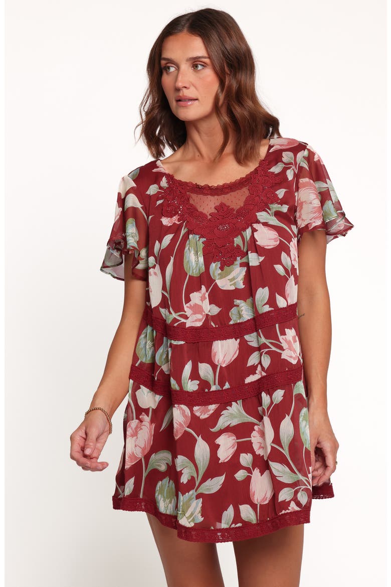 Java Minidress, Alternate, color, RED TULIP FLORAL