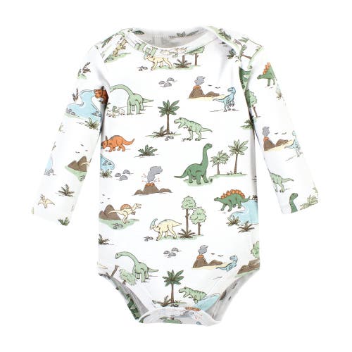 Hudson Baby Cotton Bodysuit And Pant Set In Multi