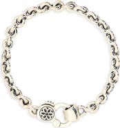 Good Art Hlywd Fin Link Sterling Silver Bracelet