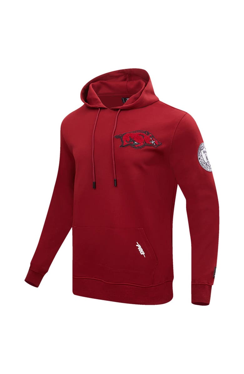 PRO STANDARD Men's Pro Standard Cardinal Arkansas Razorbacks Classic Pullover Hoodie, Alternate, color, 