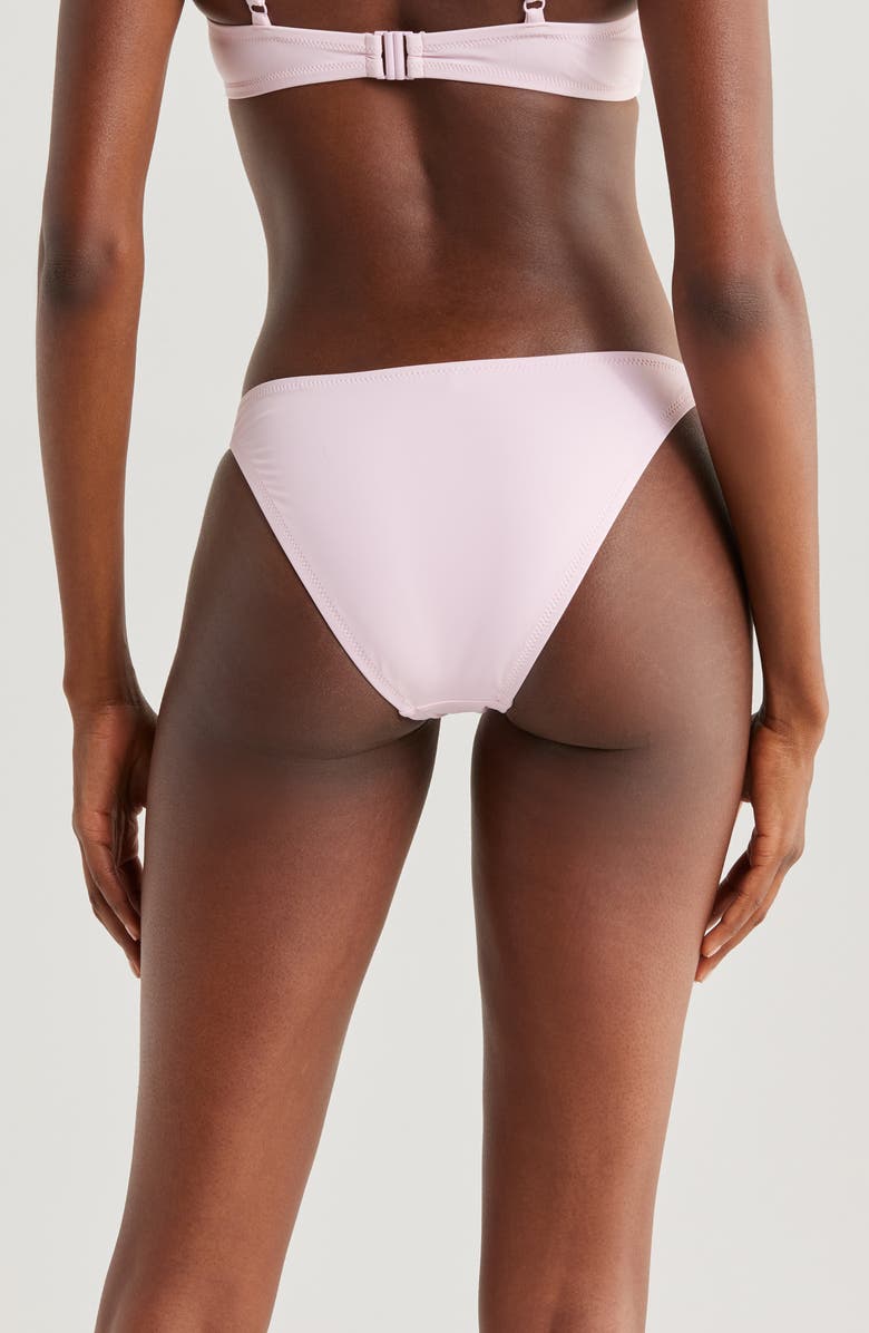 Solid & Striped The Harley High Cut Bikini Bottoms, Alternate, color, Carnation