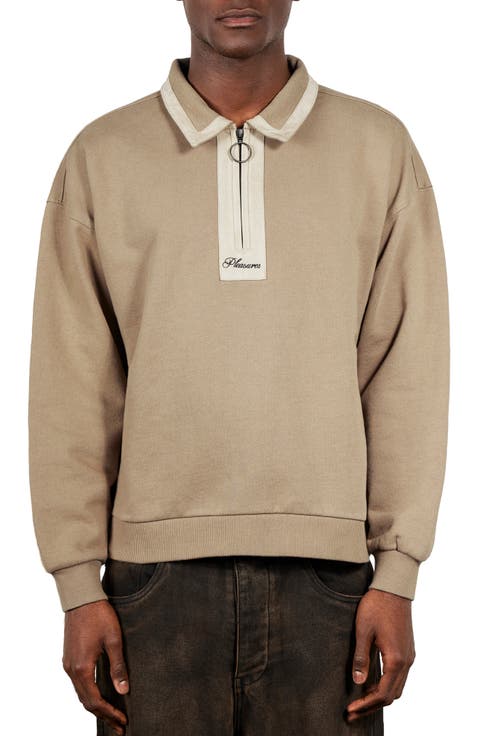 Drift Cotton Quarter Zip Polo
