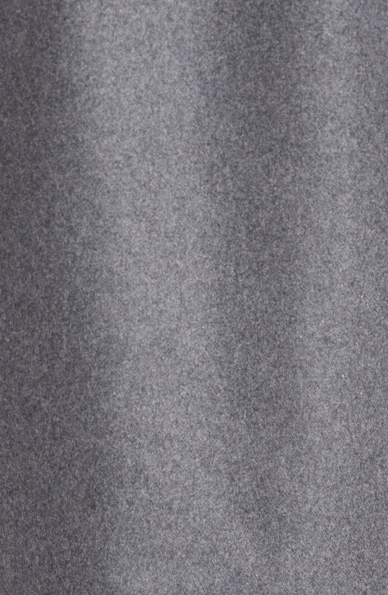 Black Rivet Wool Blend Hooded Duffle Coat, Alternate, color,