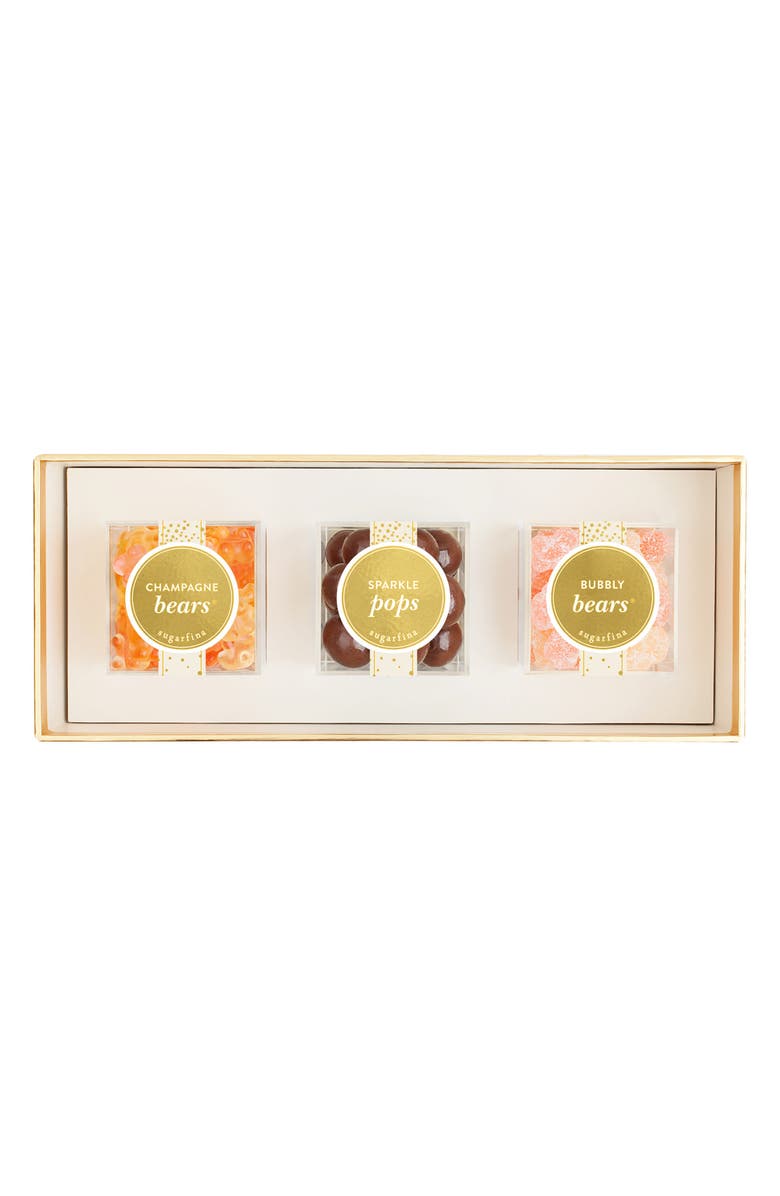 sugarfina Sparkling Holiday 3-Piece Candy Bento Box, Main, color, 