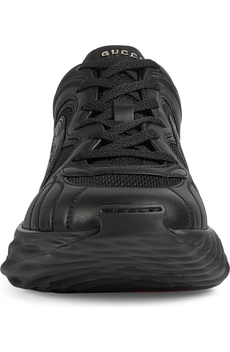 Gucci Ripple Sneaker, Alternate, color, Black/ Black