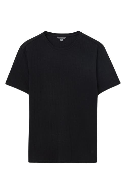 John Varvatos Brasse Crewneck T-shirt In Black