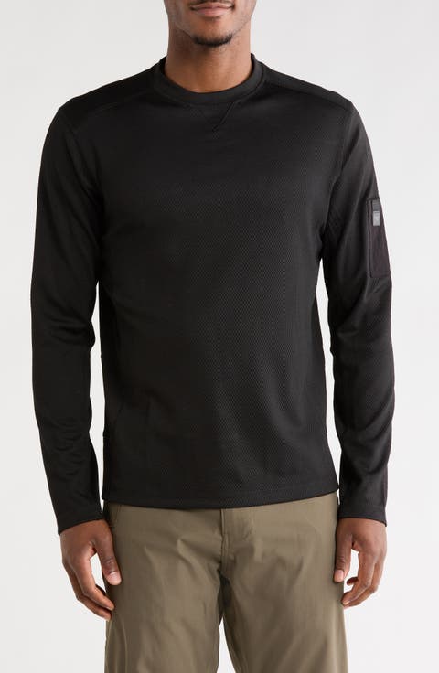 Piqué Long Sleeve T-Shirt