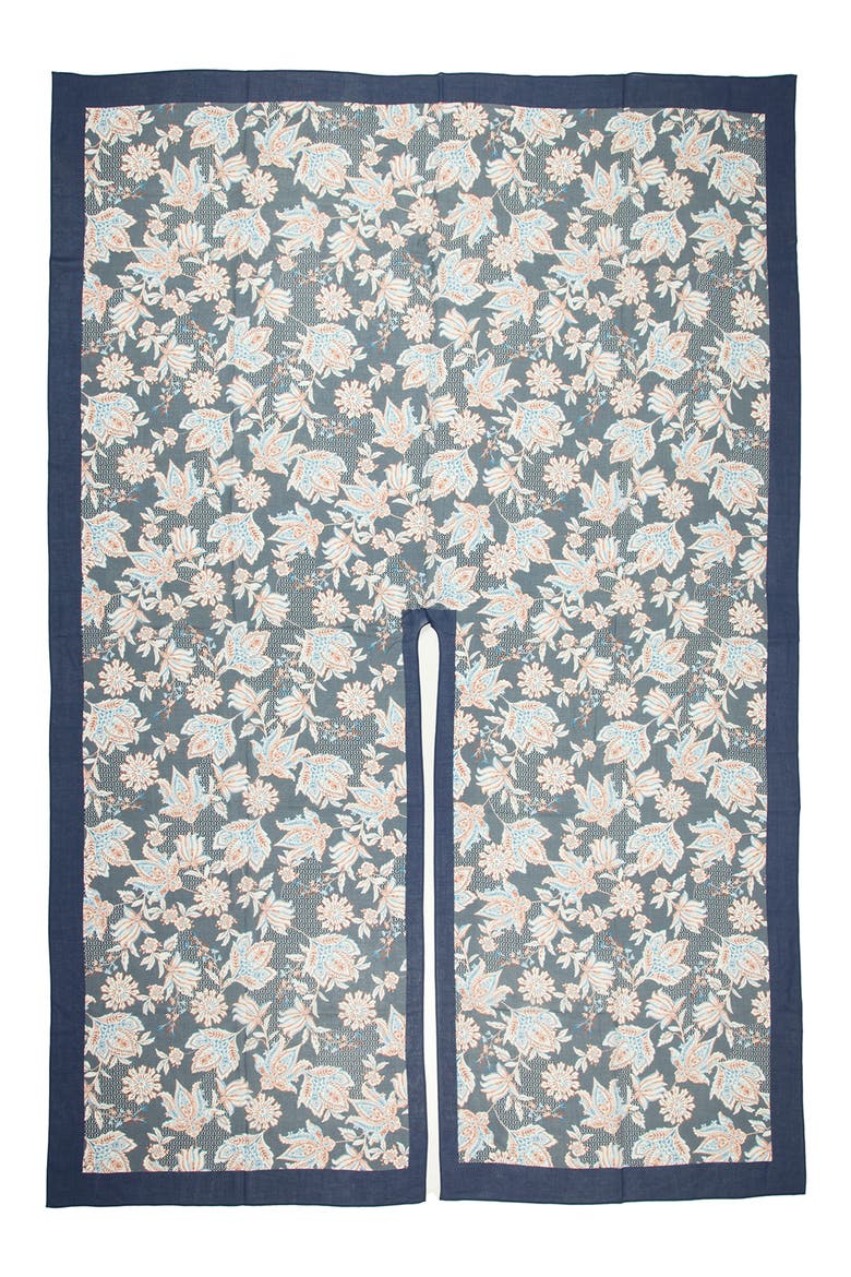 Paisley Floral Ruana, Alternate, color, NAVY MULTI