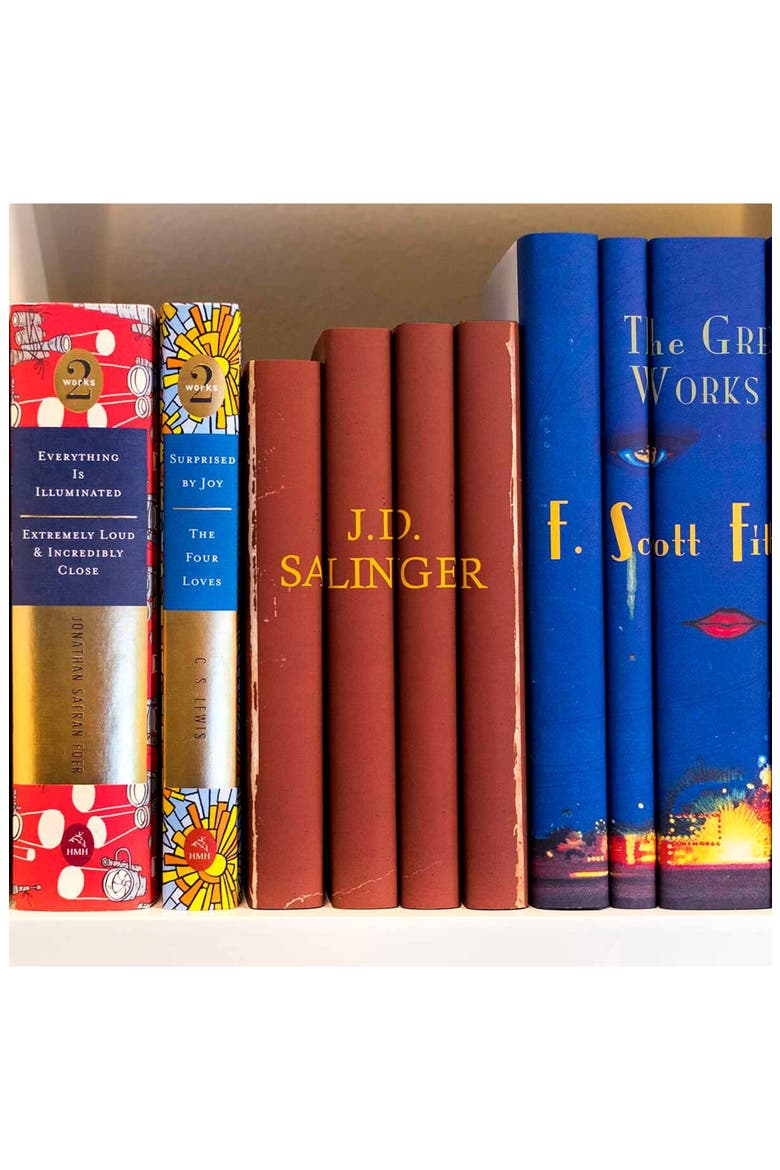 J.D. Salinger Book Set, Alternate, color, Red