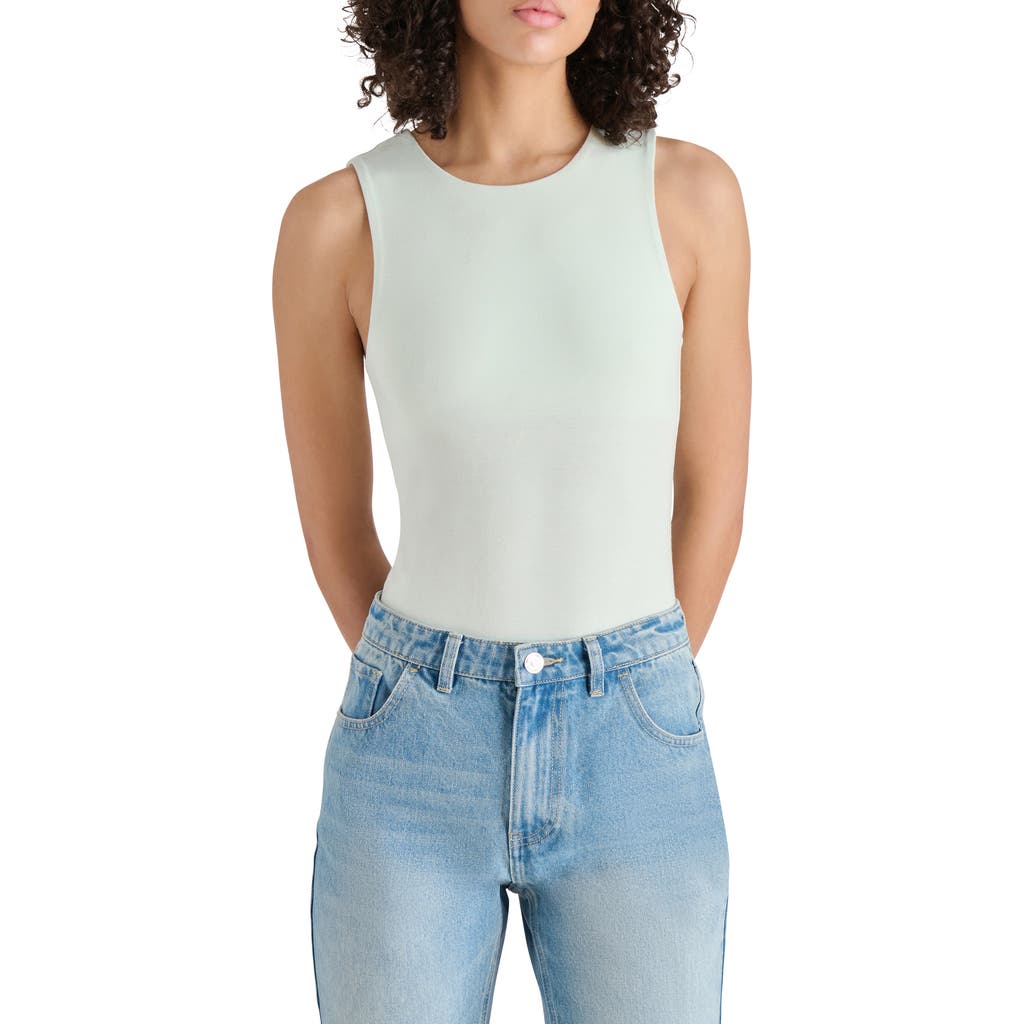 Steve Madden Sleeveless Bodysuit In Shamrock