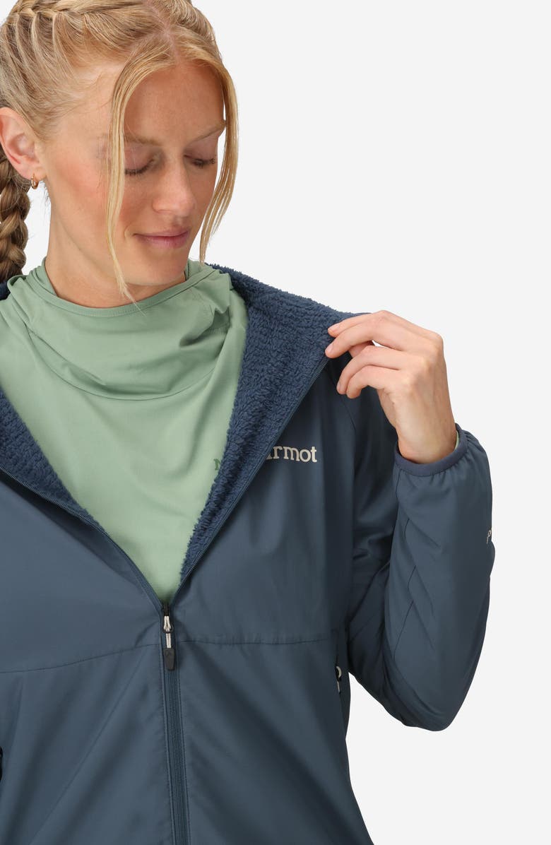 Marmot Aerothermal Hooded Jacket, Alternate, color, Thunderhead