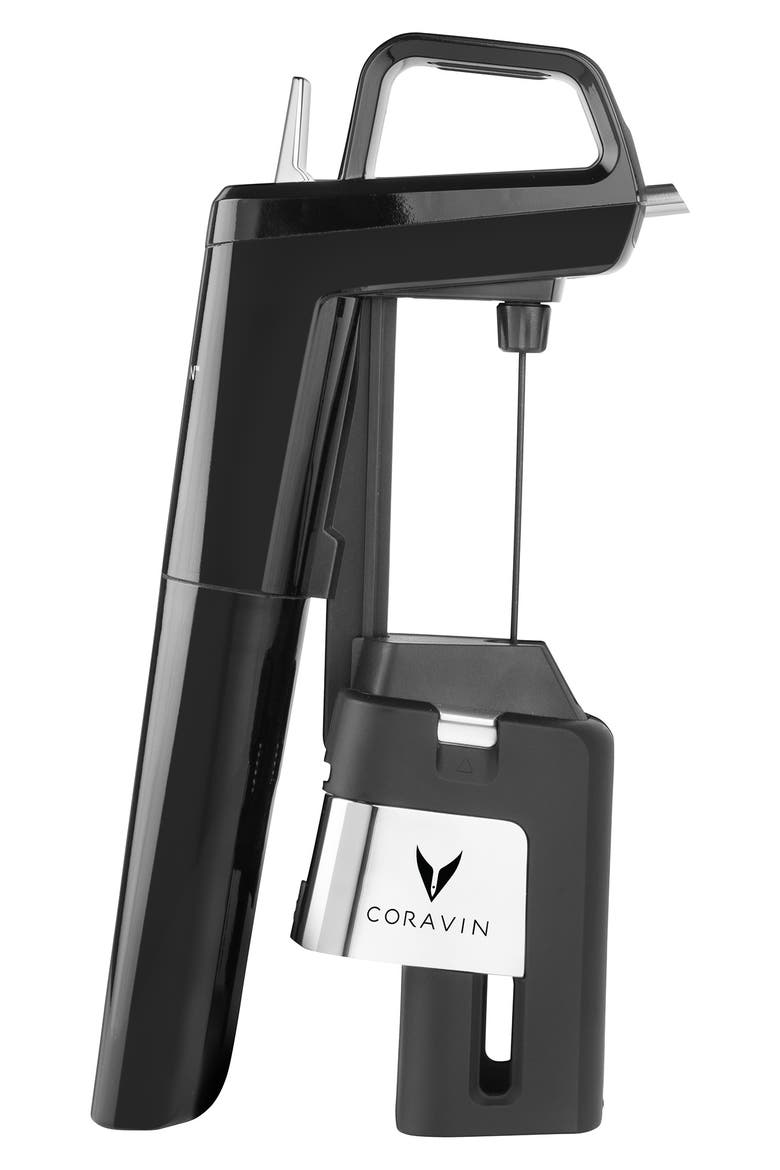 Timeless Six Plus Wine Preservation System, Alternate, color, PIANO BLACK