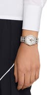 Off-White Discreet Crystal Bracelet Watch, 32mm