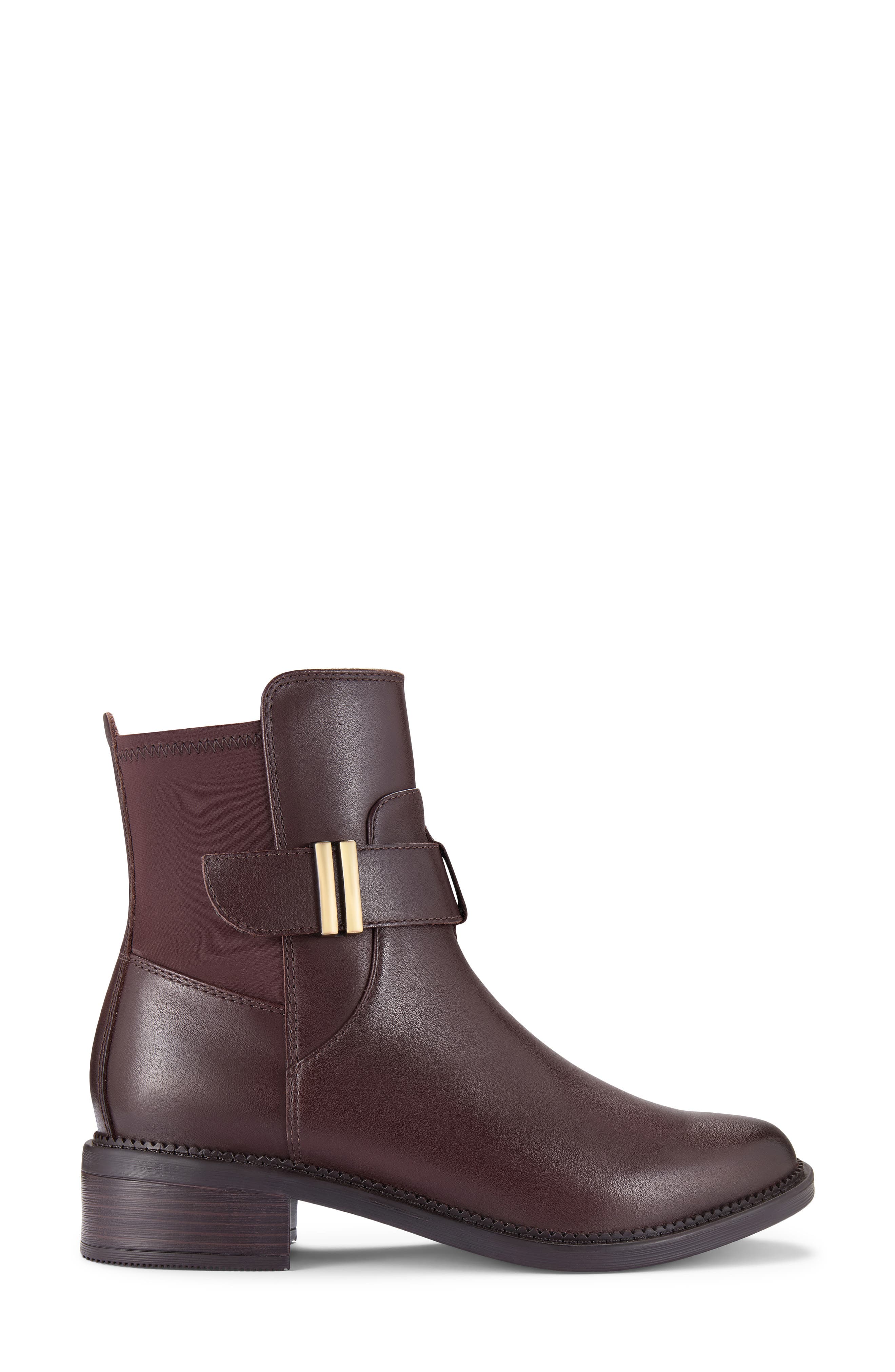 Maye Beth Leather Boot, Alternate, color, DARK BROWN LEA
