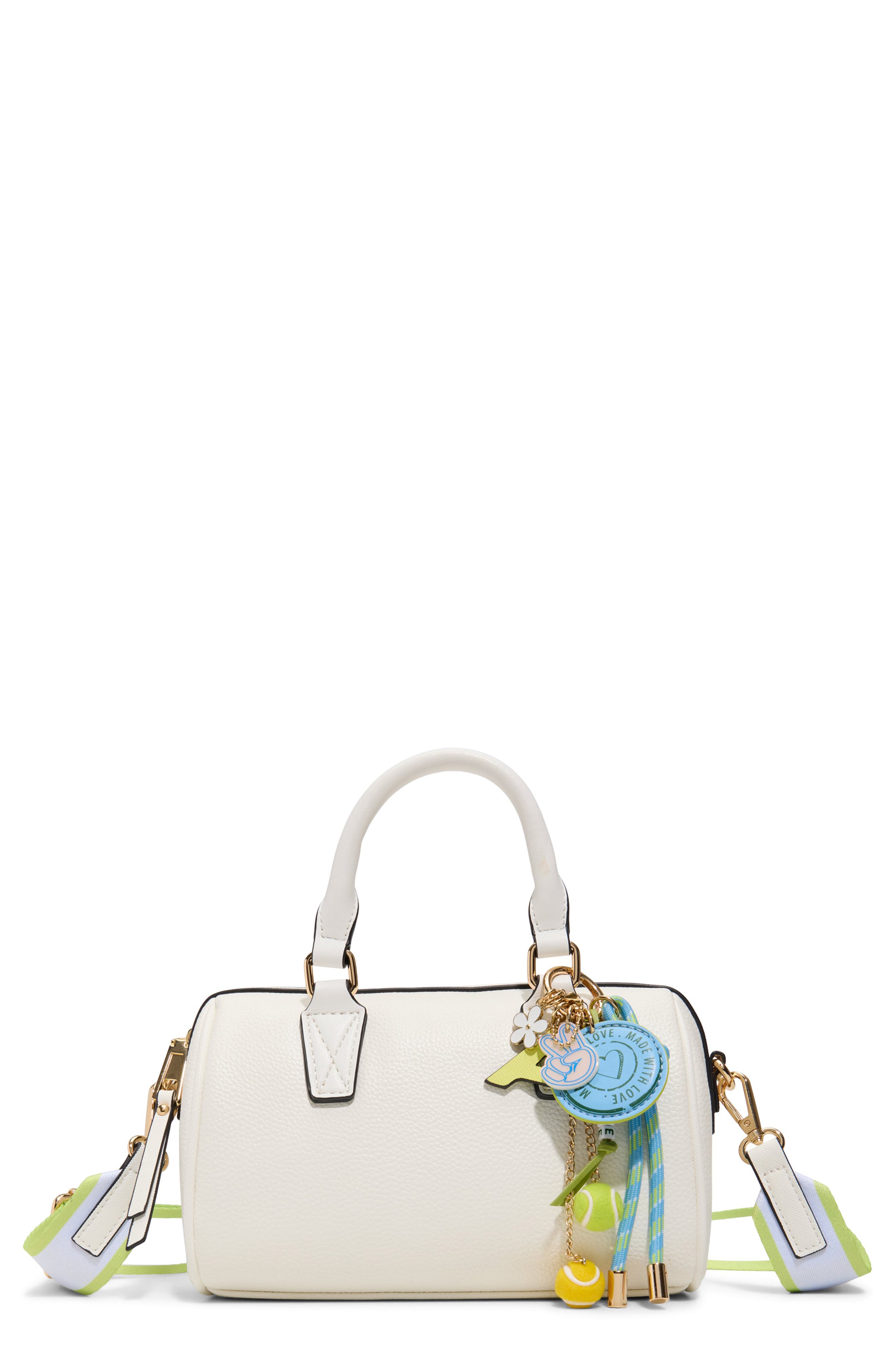 ALDO Adilynx Faux Leather Satchel, Main, color, 