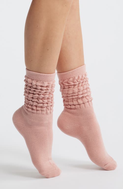 Stems Open Knit Knee High Socks In Pink