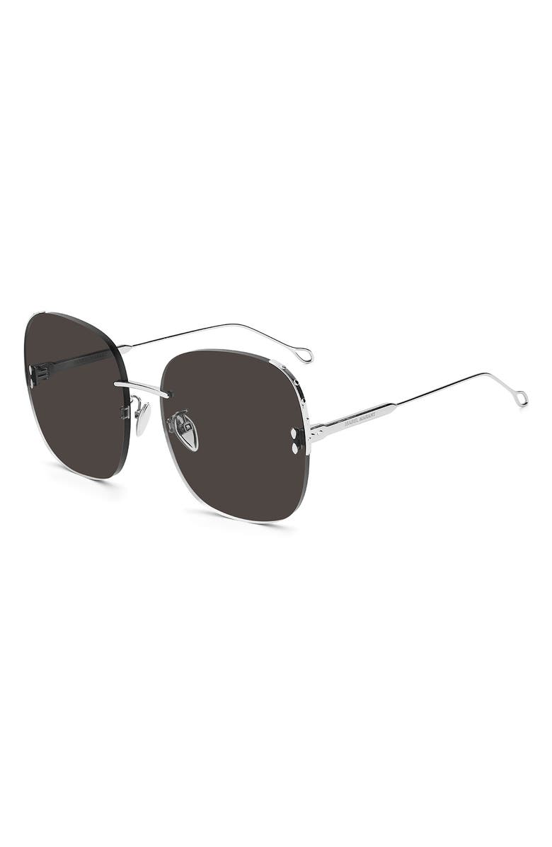 Isabel Marant 61mm Rectangular Sunglasses, Alternate, color, 