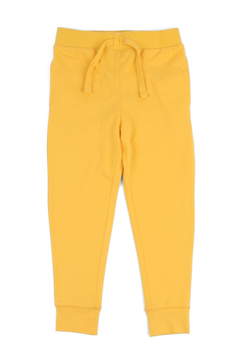 Kids 100% Cotton Lightweight Jogger Pants, Main, color, YELLOW