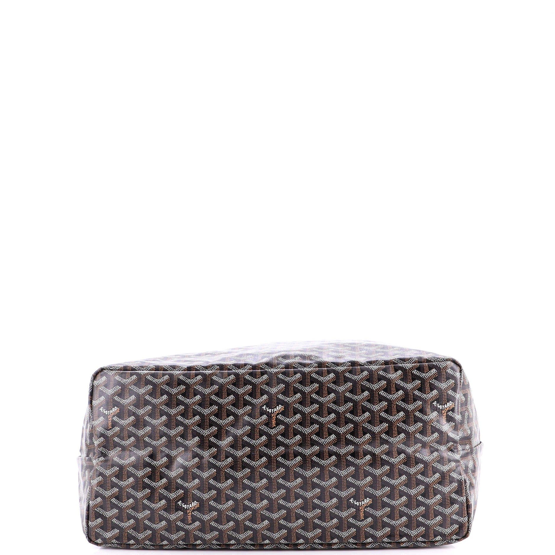 Pre-Owned Goyard Saint Louis Tote Coated Canvas GM, Alternate, color, Brown