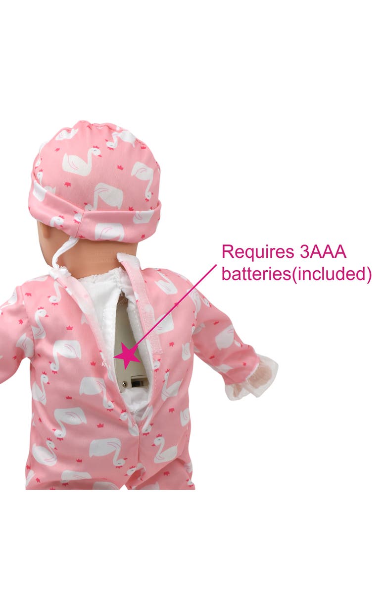 Little Darlings 14" Kiss N Tickles Baby Doll Pink, Alternate, color, Multicolored