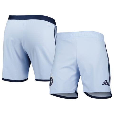 Men's adidas Light Blue Sporting Kansas City 2023 Away AEROREADY Authentic Shorts