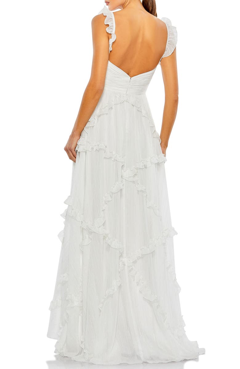 Mac Duggal Sleeveless Chiffon A-Line Gown, Alternate, color, 