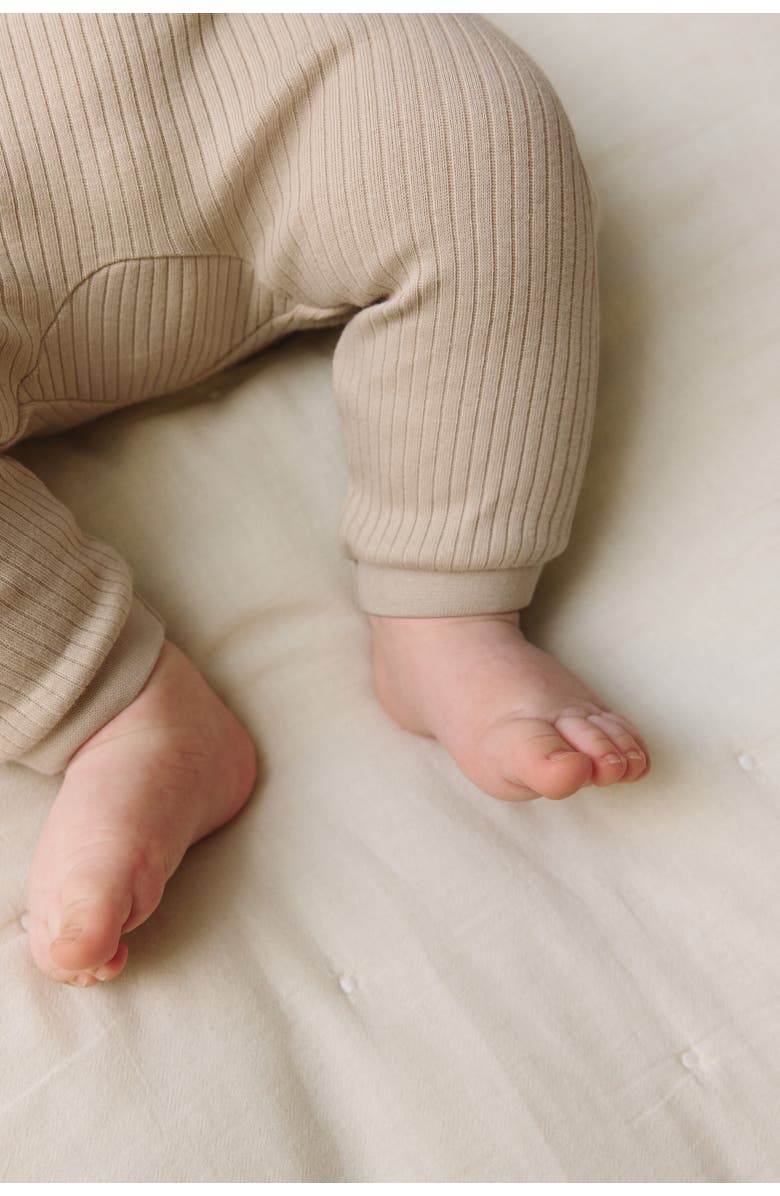 H&M 3-pack Ribbed Cotton Trousers, Alternate, color, Beige/White