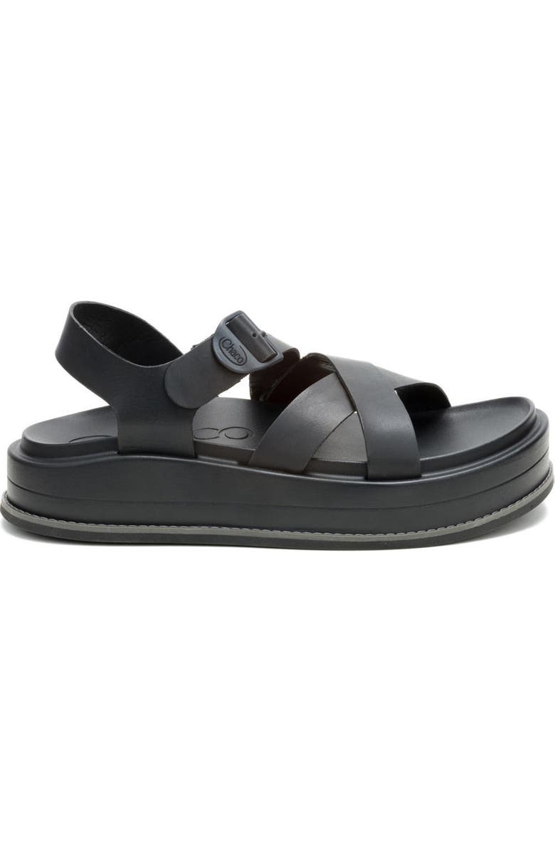 Chaco Townes Midform Sandal, Alternate, color, Black