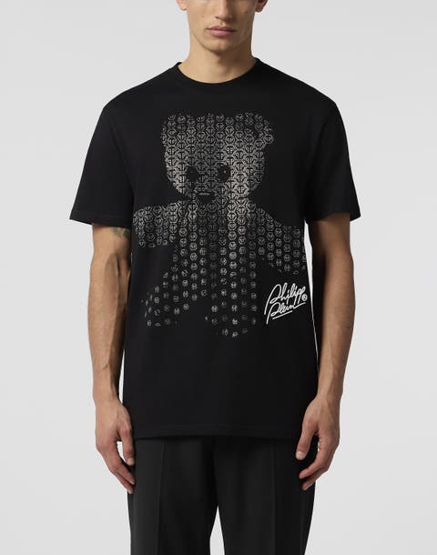 Round Neck T-Shirt Teddy Strass Teddy Bear Men