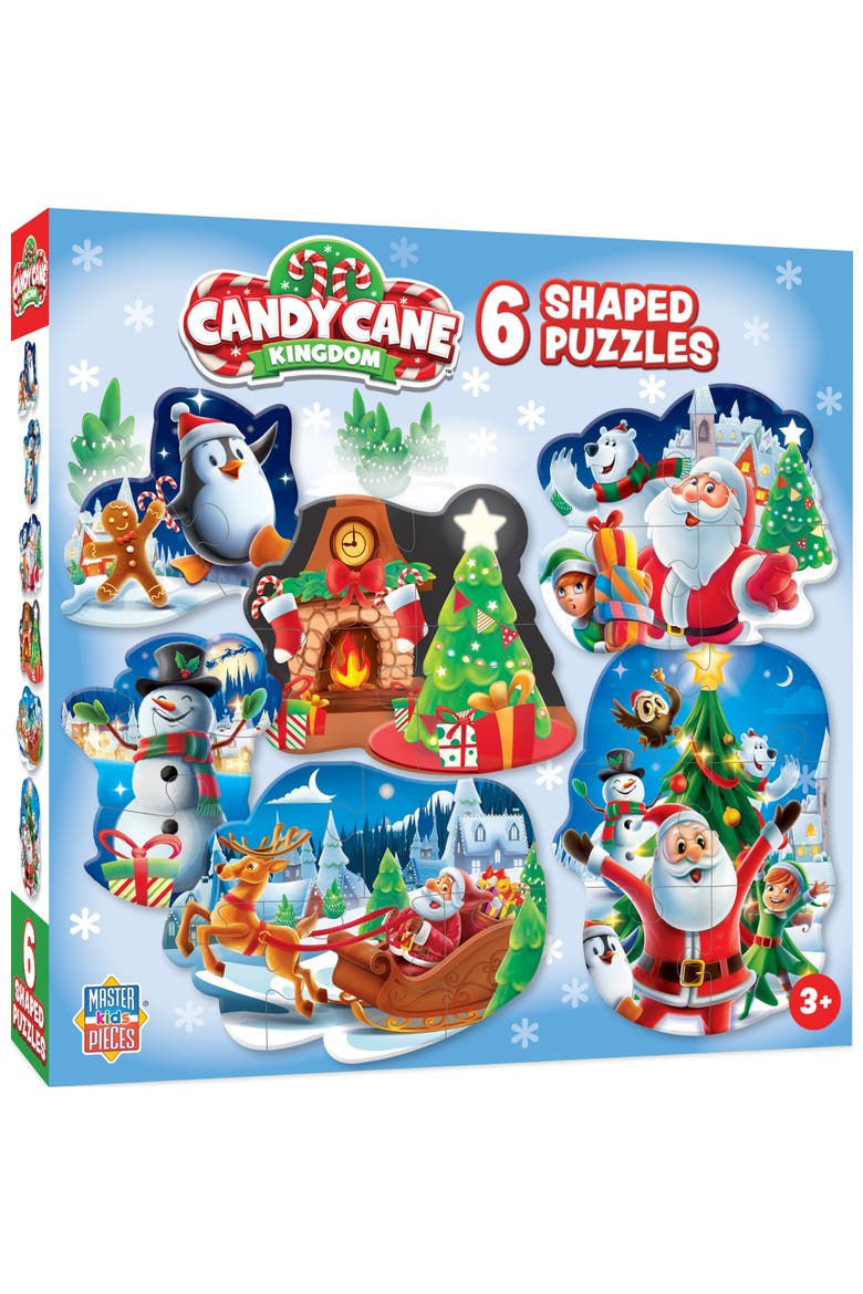 Candy Cane Kingdom 6-Pack Mini Puzzles, Main, color, Multicolor