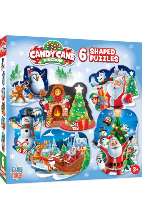 Candy Cane Kingdom 6-Pack Mini Puzzles